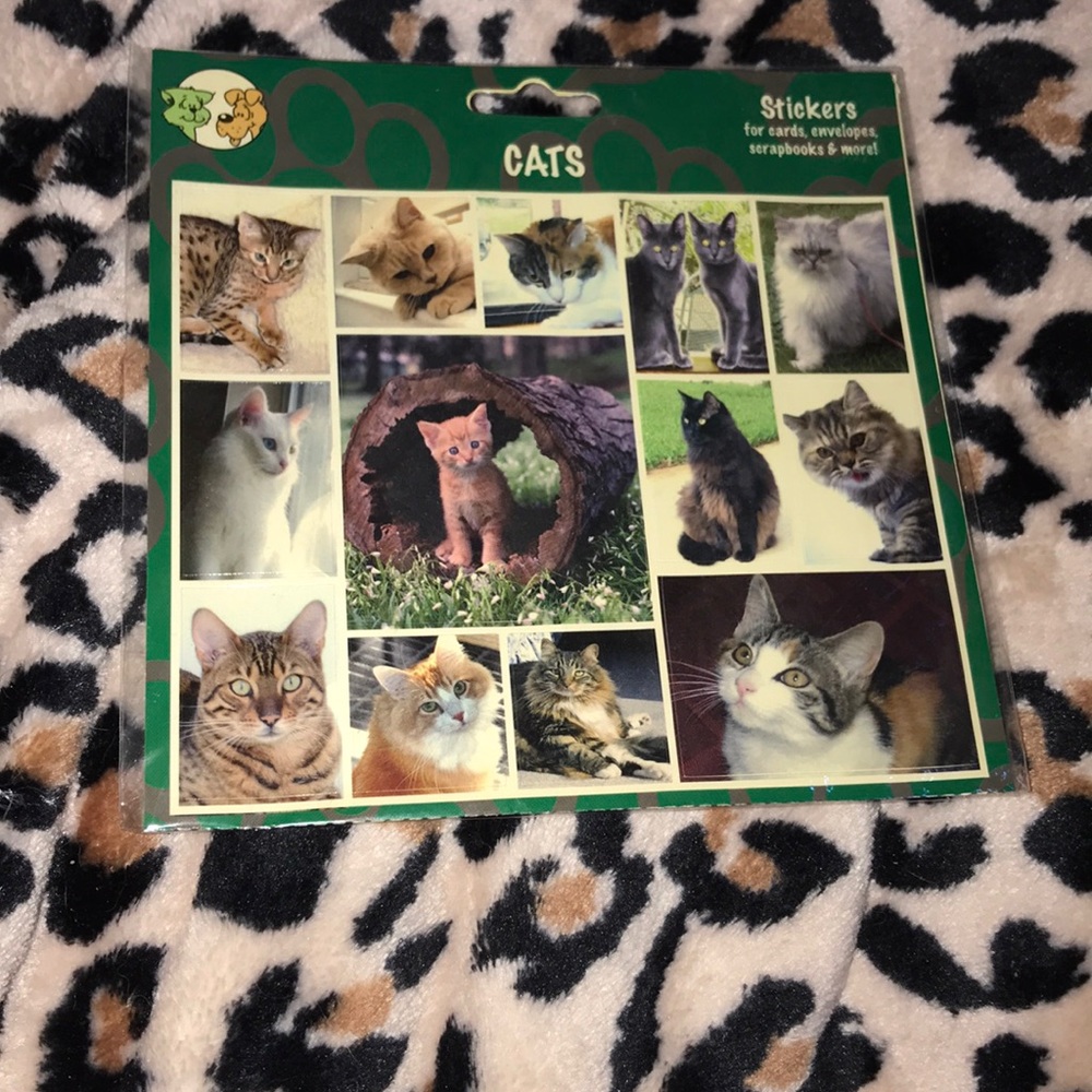 2008 pet qwerks Cats stickers new